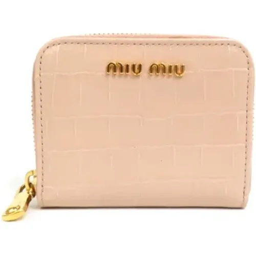 Pre-owned > Pre-owned Accessories > Pre-owned Wallets - - Miu Miu Pre-owned - Modalova