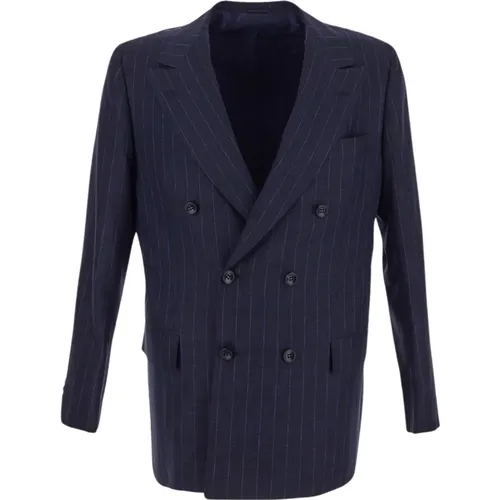 Suits > Suit Sets > Double Breasted Suits - - Kiton - Modalova