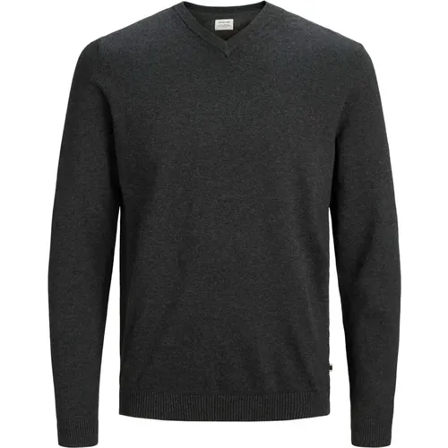 Knitwear > V-neck Knitwear - - jack & jones - Modalova