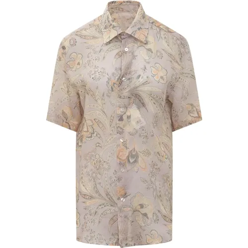 Shirts > Short Sleeve Shirts - - ETRO - Modalova