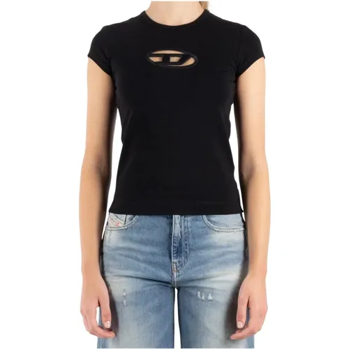 Diesel - Tops > T-Shirts - Black - Diesel - Modalova