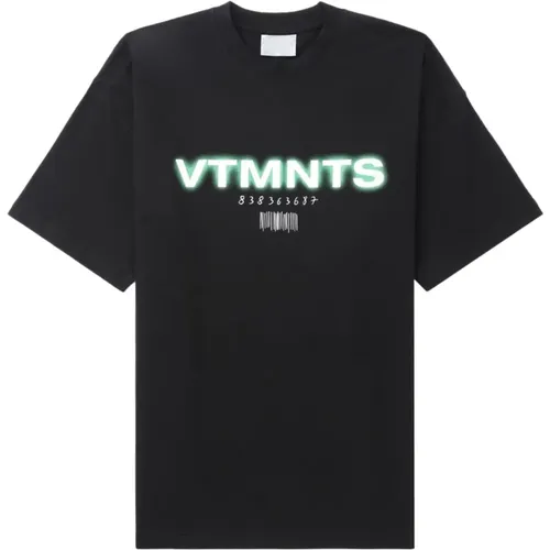 Vtmnts - Tops > T-Shirts - Black - Vtmnts - Modalova