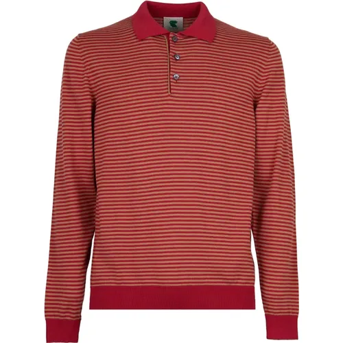 Gallo - Tops > Polo Shirts - Red - Gallo - Modalova