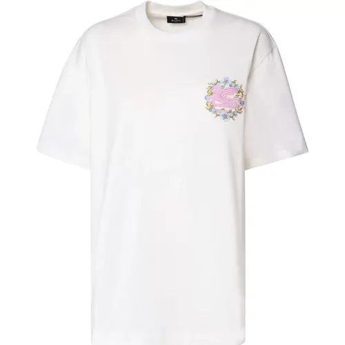 Etro - Tops > T-Shirts - White - ETRO - Modalova