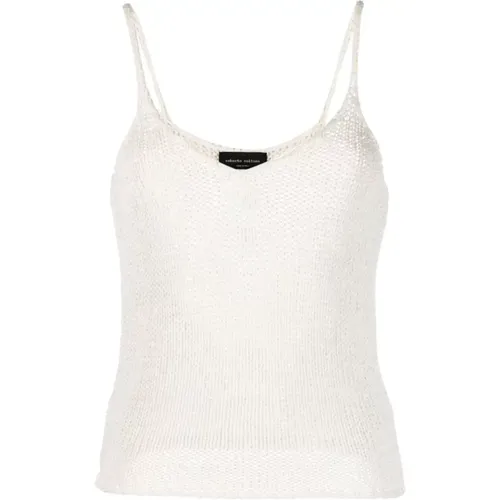 Tops > Sleeveless Tops - - Roberto Collina - Modalova