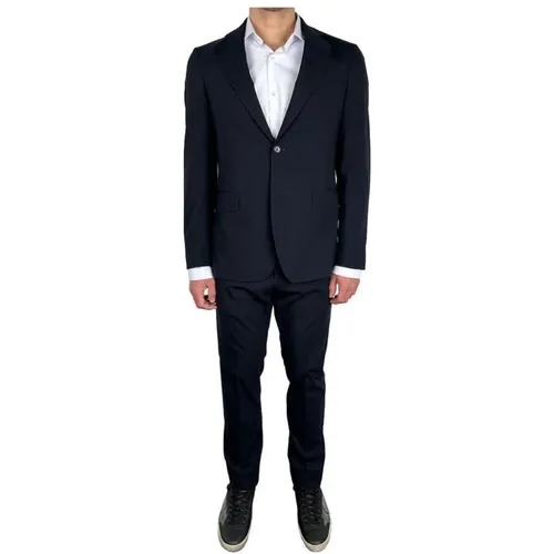 Suits > Suit Sets > Single Breasted Suits - - Aquascutum - Modalova