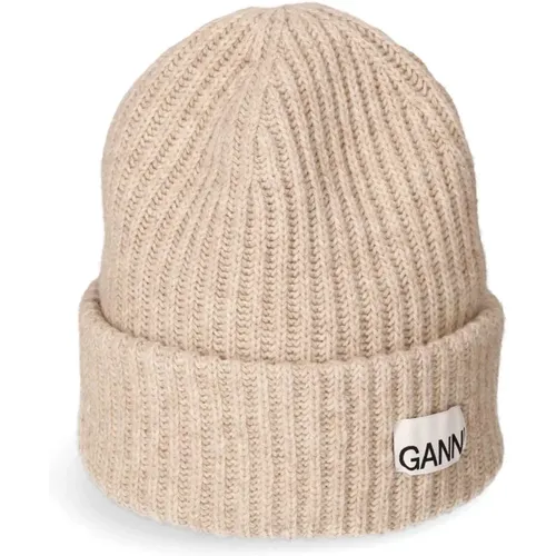 Accessories > Hats > Beanies - - Ganni - Modalova