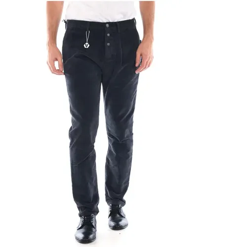 Trousers > Slim-fit Trousers - - Daniele Alessandrini - Modalova