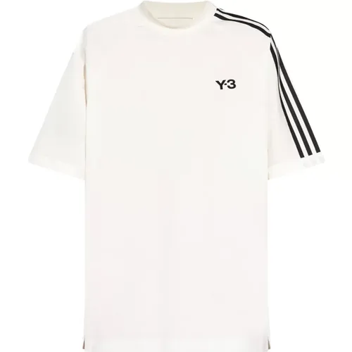 Y-3 - Tops > T-Shirts - Beige - Y-3 - Modalova