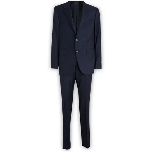 Suits > Suit Sets > Single Breasted Suits - - Ermenegildo Zegna - Modalova