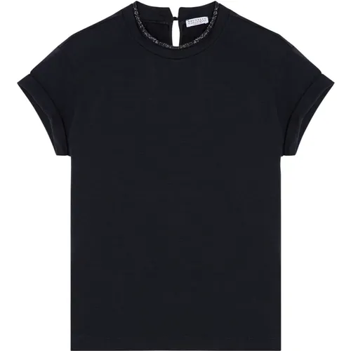 Tops > T-Shirts - - BRUNELLO CUCINELLI - Modalova