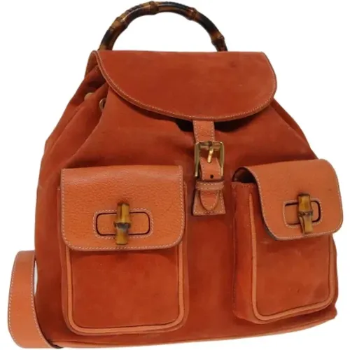 Pre-owned > Pre-owned Bags > Pre-owned Backpacks - - Gucci Vintage - Modalova