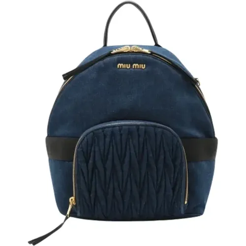 Pre-owned > Pre-owned Bags > Pre-owned Backpacks - - Miu Miu Pre-owned - Modalova