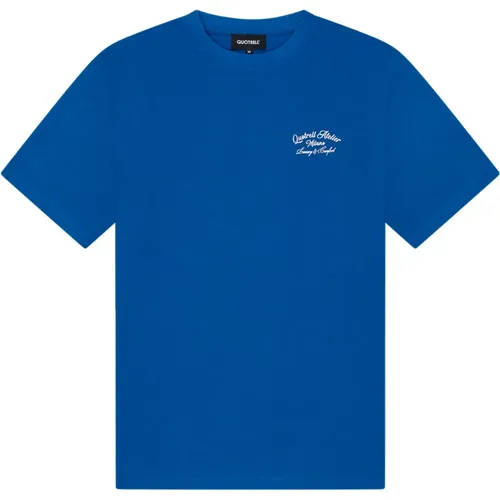 Quotrell - Tops > T-Shirts - Blue - Quotrell - Modalova