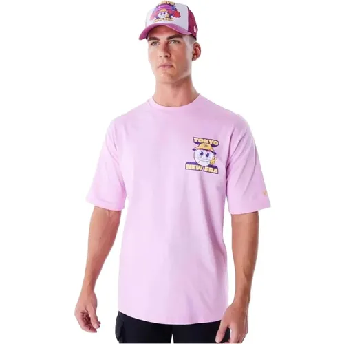 New Era - Tops > T-Shirts - Pink - new era - Modalova