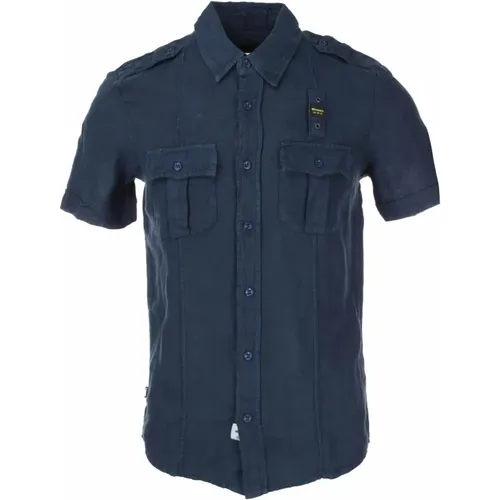 Shirts > Short Sleeve Shirts - - Blauer - Modalova