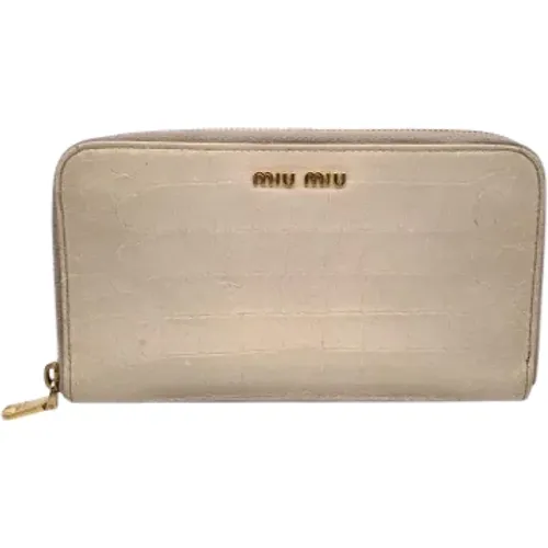 Pre-owned > Pre-owned Accessories > Pre-owned Wallets - - Miu Miu Pre-owned - Modalova