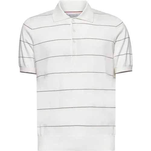 Tops > Polo Shirts - - BRUNELLO CUCINELLI - Modalova