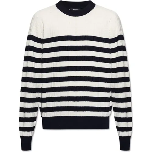 Knitwear > Round-neck Knitwear - - Balmain - Modalova