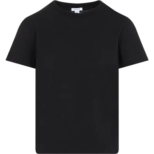 Alaïa - Tops > T-Shirts - Black - Alaïa - Modalova