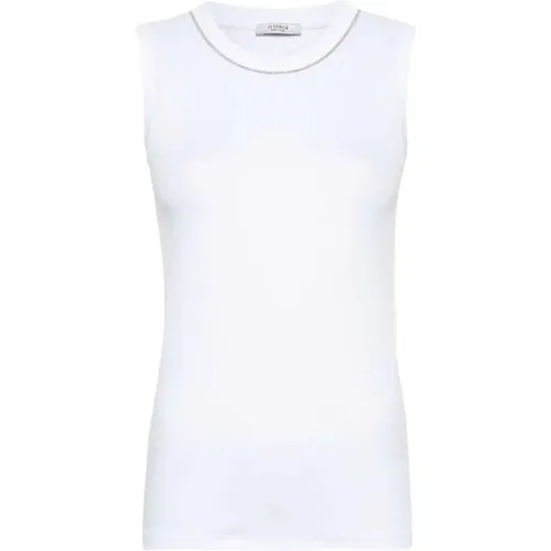 Tops > Sleeveless Tops - - PESERICO - Modalova