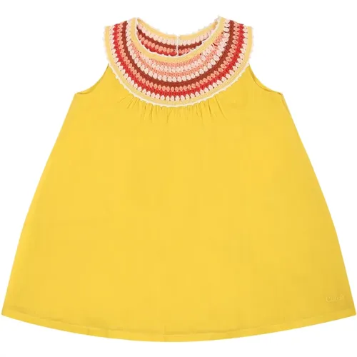 Chloé - Kids > Dresses - Yellow - Chloé - Modalova