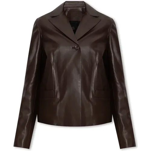 Jackets > Leather Jackets - - Lanvin - Modalova