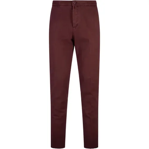 Kiton - Trousers > Chinos - Red - Kiton - Modalova