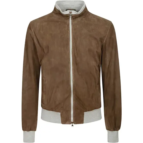 Jackets > Bomber Jackets - - Barba Napoli - Modalova