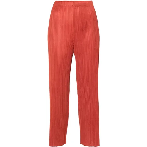 Trousers > Straight Trousers - - Issey Miyake - Modalova