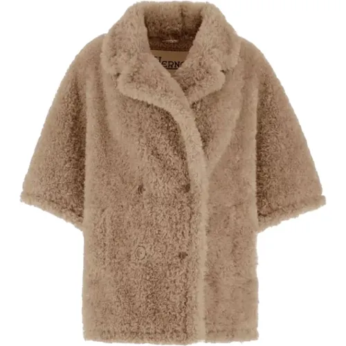 Jackets > Faux Fur & Shearling Jackets - - Herno - Modalova