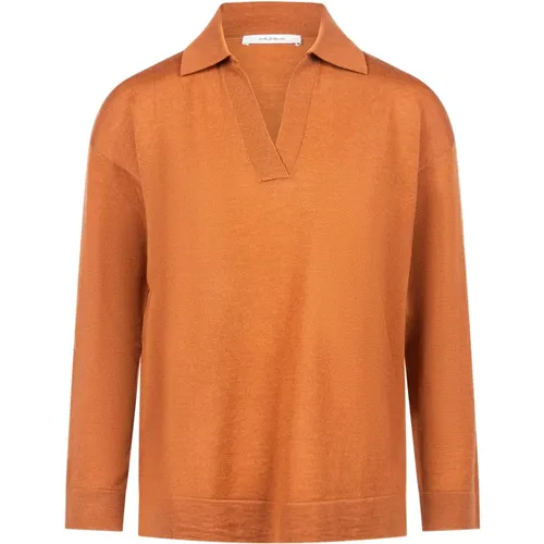 Knitwear > V-neck Knitwear - - Maliparmi - Modalova