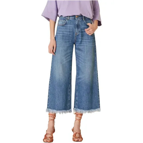 Jeans > Cropped Jeans - - Manila Grace - Modalova
