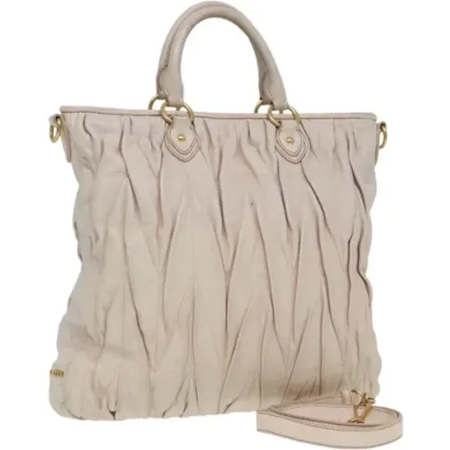 Pre-owned > Pre-owned Bags > Pre-owned Tote Bags - - Miu Miu Pre-owned - Modalova