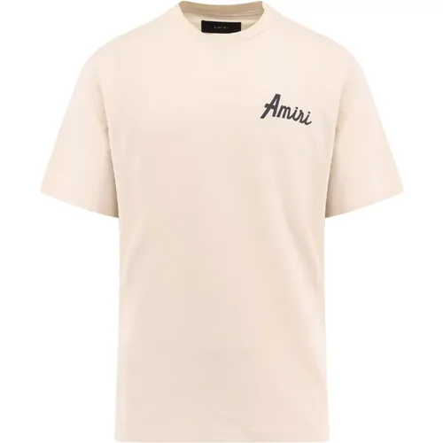 Amiri - Tops > T-Shirts - Beige - Amiri - Modalova