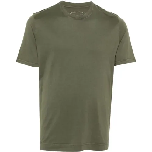 Fedeli - Tops > T-Shirts - Green - Fedeli - Modalova