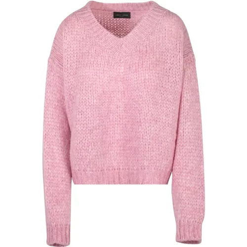 Knitwear > V-neck Knitwear - - Roberto Collina - Modalova