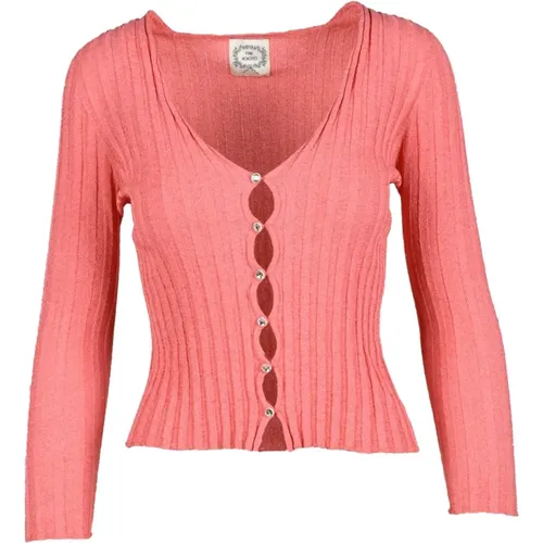 Memories - Knitwear > Cardigans - - Pink Memories - Modalova