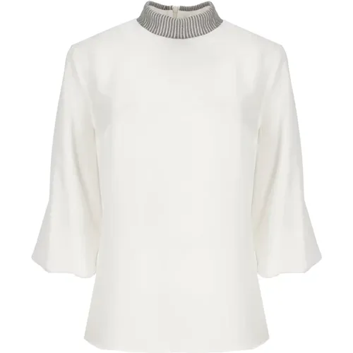 Tops > Long Sleeve Tops - - BRUNELLO CUCINELLI - Modalova