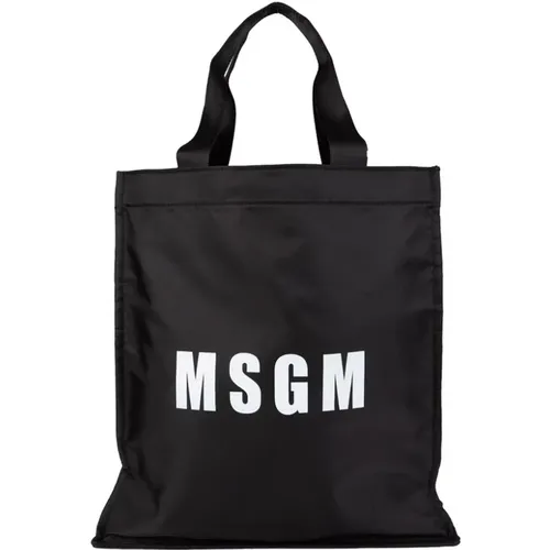 Msgm - Bags > Tote Bags - Black - Msgm - Modalova