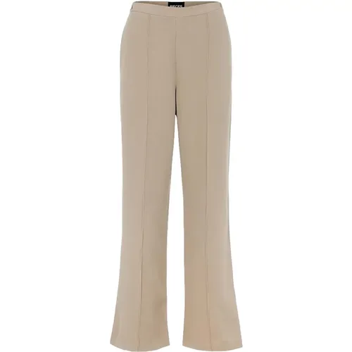 Trousers > Wide Trousers - - Pieces - Modalova