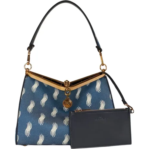 Etro - Bags > Handbags - Blue - ETRO - Modalova