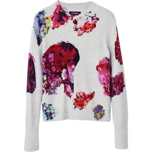 Knitwear > Round-neck Knitwear - - Desigual - Modalova