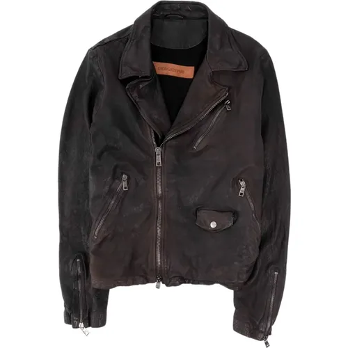 Jackets > Leather Jackets - - Giorgio Brato - Modalova