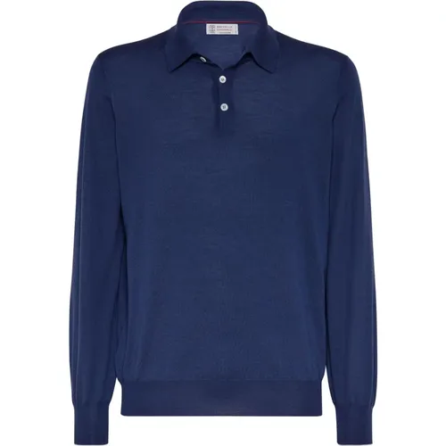 Tops > Polo Shirts - - BRUNELLO CUCINELLI - Modalova