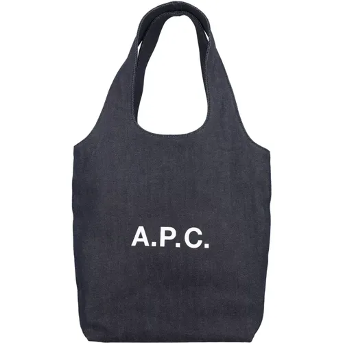 A.p.c. - Bags > Tote Bags - Blue - A.p.c. - Modalova