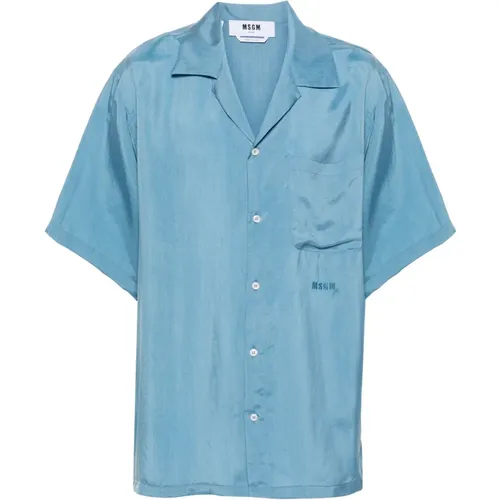 Shirts > Short Sleeve Shirts - - Msgm - Modalova