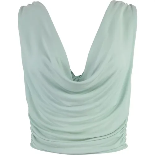 Tops > Sleeveless Tops - - Elisabetta Franchi - Modalova