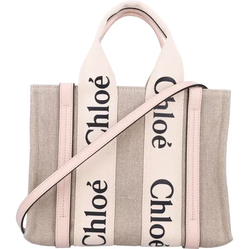 Chloé - Bags > Tote Bags - Beige - Chloé - Modalova