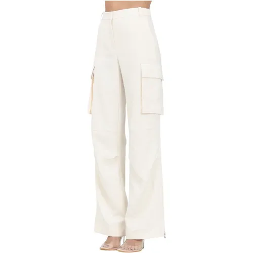 Trousers > Wide Trousers - - PATRIZIA PEPE - Modalova